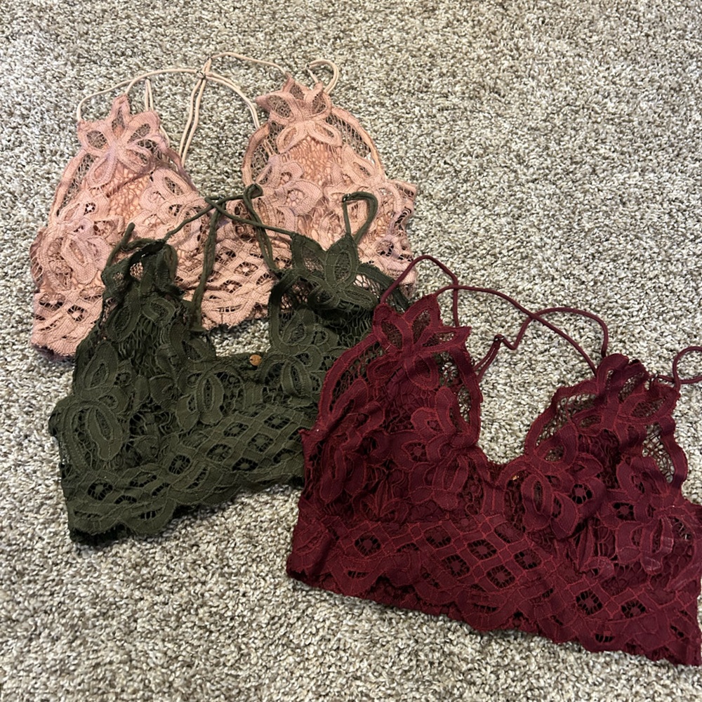Assorted Free People Bralettes